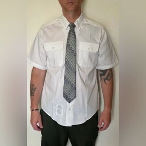 Michael Kors Tie Circle Print Silver Gray Green Metallic